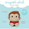 image:imageCurious George Cuteeze Stuffed Animal Plush Toy Monkey  Cute Cuddle Plushie Gift for Baby and Toddler Boys and Girls  12 Inches