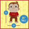 image:imageCurious George Cuteeze Stuffed Animal Plush Toy Monkey  Cute Cuddle Plushie Gift for Baby and Toddler Boys and Girls  25 Inches