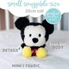 image:imageKIDS PREFERRED Disney Cuteeze Mickey Mouse Stuffed Animal Plush Toy  for Babies and Toddlers Multicolor 6 inches