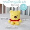 image:imageKids Preferred Disney Cuteeze Winnie The Pooh Stuffed Animal Plush Toy  for Babies and Toddlers Multicolor7 inches81277