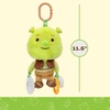 image:imageShrek Activity Toy  Made with Super Soft Material amp Features Jingle Bell ChildSafe Mirror amp Crinkle Sound  Use The CClip for Easy Hanging as OnTheGo Baby Toy for Boys amp Girls