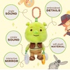 image:imageShrek Activity Toy  Made with Super Soft Material amp Features Jingle Bell ChildSafe Mirror amp Crinkle Sound  Use The CClip for Easy Hanging as OnTheGo Baby Toy for Boys amp Girls