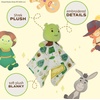image:imageShrek Blanky  Plush Shrek Head with Embroidered Facial Details  Made with Super Soft amp Snuggly Material amp Satin Underlay  Perfect for Nap Time or Loveable Gift for Baby Boys amp Girls12 inches x 12 inches