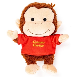 image:imageKids Preferred Curious George Cuteeze Monkey Stuffed Animal Plush Red Shirt Toys Soft Cuddle Plushie Gifts for Baby and Toddler Boys and Girls  7 InchesRed Shirt