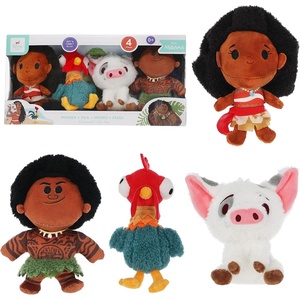 image:imageKids Preferred Disney Baby Moana 4 Piece Cuteeze Set  Moana Maui Hey Hey and Pua Plush  Collectible Stuffed Animals for Babies Toddlers amp Kids