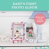 image:imageDisney Princess Photo Album with Soft Pages and Crinkle Sounds for Babies and Toddlers  Holds 4x6 Photos and On the Go Strap for Stroller Car Seat or Crib for Baby