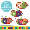 image:imageEric Carle Very Hungry Caterpillar Activity Apple and Plush  Crinkle Texture Inside and Attached Leaf Teether  Hanging Loop for On The Go Fun