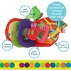 image:imageEric Carle Very Hungry Caterpillar Activity Apple and Plush  Crinkle Texture Inside and Attached Leaf Teether  Hanging Loop for On The Go Fun