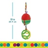 image:imageEric Carle Very Hungry Caterpillar Chime Toy with Silicone Gummi Ogobolli  Makes Sound When Shaken and Great for Teething  Hanging Loop for On The Go