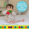 image:imageEric Carle Very Hungry Caterpillar Chime Toy with Silicone Gummi Ogobolli  Makes Sound When Shaken and Great for Teething  Hanging Loop for On The Go