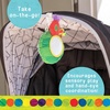 image:imageEric Carle Very Hungry Caterpillar OntheGo Mirror Rattle Toy  Sensory Toy with Safe Mirror Crinkle and Tactile Ribbons Perfect for Stroller or Diaper Bag Ages 0