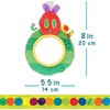 image:imageEric Carle Very Hungry Caterpillar OntheGo Mirror Rattle Toy  Sensory Toy with Safe Mirror Crinkle and Tactile Ribbons Perfect for Stroller or Diaper Bag Ages 0