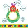 image:imageEric Carle Very Hungry Caterpillar OntheGo Mirror Rattle Toy  Sensory Toy with Safe Mirror Crinkle and Tactile Ribbons Perfect for Stroller or Diaper Bag Ages 0