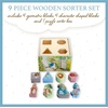 image:imageKIDS PREFERRED Beatrix Potter Peter Rabbit Wooden Shape Sorter for Toddlers Includes 8 Pieces MulticolorWooden Shape Sorter