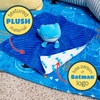 image:imageKIDS PREFERRED DC Comics The Batman Lovey Security Blanket Soft Huggable Dark Knight Plush Lovey Toy for Baby and Infant Boys and Girls Textured Blanket with Batman Logo