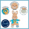 image:imageKids Preferred Beatrix Potter Peter Rabbit Flat Sensory Blanky Interactive Baby Teether Toy with Crinkle Sounds Soft Textures Bright Colors and BPAFree Materials for Safe and Fun Sensory Play