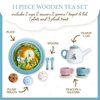 image:imageKids Preferred Beatrix Potter Peter Rabbit Wooden Tea Set for Pretend Play 11 Pieces