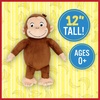 image:imageKids Preferred Curious George Monkey Stuffed Animal Plush Toys Soft Cutest Cuddle Plushie Gifts for Baby and Toddler Boys and Girls  12 InchesTV Version