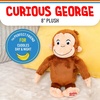 image:imageKids Preferred Curious George Monkey Stuffed Animal Plush Toys Soft Cutest Cuddle Plushie Gifts for Baby and Toddler Boys and Girls  8 Inches