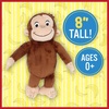 image:imageKids Preferred Curious George Monkey Stuffed Animal Plush Toys Soft Cutest Cuddle Plushie Gifts for Baby and Toddler Boys and Girls  8 Inches