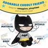 image:imageKids Preferred DC Batman Plush Beans in Body amp Crinkle Feet Extra Soft Stuffed Animal Toy for Baby and Toddler Boys amp Girls  25 Inch Size