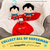 image:imageKids Preferred DC Comics Superman Lovey Security Blanket Soft Huggable Dark Knight Plush Lovey Toy for Baby and Infant Boys and Girls Textured Blanket with Satin Super Hero to Do List