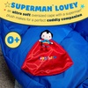 image:imageKids Preferred DC Comics Superman Lovey Security Blanket Soft Huggable Dark Knight Plush Lovey Toy for Baby and Infant Boys and Girls Textured Blanket with Satin Super Hero to Do List