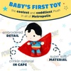 image:imageKids Preferred DC Comics Superman Soft Huggable Stuffed Animal Cute Plush Toy for Toddler Boys and Girls Gift for Kids Man of Steel 115 inches