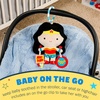 image:imageKids Preferred DC Comics Wonder Woman Multi Sensory Activity Toy with Teethers Crinkle Textures and Clip for On The Go Fun for Infant and Baby Boys and Girls Medium