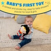 image:imageKids Preferred DC Comics Wonder Woman Multi Sensory Activity Toy with Teethers Crinkle Textures and Clip for On The Go Fun for Infant and Baby Boys and Girls Medium