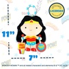 image:imageKids Preferred DC Comics Wonder Woman Multi Sensory Activity Toy with Teethers Crinkle Textures and Clip for On The Go Fun for Infant and Baby Boys and Girls Medium