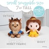 image:imageKids Preferred Disney Baby Cuteeze Beauty and The Beast Belle and Beast Stuffed Animal Plush Toys 2 Piece Set for Baby and Toddler Boys and Girls  7 Inches