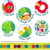 image:imageKids Preferred Eric Carle Toddler Toys The Very Hungry Caterpillar Sensory Toy with Crinkle Orange Slice and Teether Ring for Car Seat and Stroller