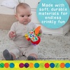 image:imageKids Preferred Eric Carle Toddler Toys The Very Hungry Caterpillar Sensory Toy with Crinkle Orange Slice and Teether Ring for Car Seat and Stroller