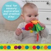 image:imageKids Preferred Eric Carle Toddler Toys The Very Hungry Caterpillar Sensory Toy with Crinkle Orange Slice and Teether Ring for Car Seat and Stroller