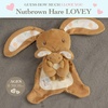 image:imageKids Preferred Guess How Much I Love You Cute Bunny Plush Lovey Crinkle Security Blanket for Infants Babies Toddlers and Kids