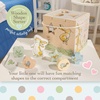 image:imageKids Preferred Guess How Much I Love You Wooden Shape Sorter with Rope Handle 7 Blocks and Positive Messaging from The Book Classic Toy for Babies Toddlers and Kids