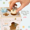 image:imageKids Preferred Guess How Much I Love You Wooden Shape Sorter with Rope Handle 7 Blocks and Positive Messaging from The Book Classic Toy for Babies Toddlers and Kids