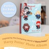 image:imageKids Preferred Harry Potter Baby Photo Memory Album Crinkle Soft Sensory Book Holds 3 4x6 Photos with Soft Fabric for Babies 625x9 InchClassic