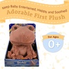 image:imageKids Preferred Harry Potter Chocolate Frog Plush Stuffed Animal with Embroidered Details Brown Minky Fabric and Beans in Bottom Hogwarts Collectible for Babies Toddlers and Kids 6 Inches