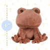 image:imageKids Preferred Harry Potter Chocolate Frog Plush Stuffed Animal with Embroidered Details Brown Minky Fabric and Beans in Bottom Hogwarts Collectible for Babies Toddlers and Kids 6 Inches