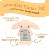 image:imageKids Preferred Harry Potter Dobby Teether Plush Toy Crinkle Cloth for Newborn Baby Boys and Girls 10 inches
