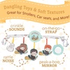 image:imageKids Preferred Harry Potter Stroller Activity Toy with Crinkle Mirror and Tactile Features  Fits Most Strollers