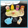 image:imageKids Preferred Peter Rabbit Garden Wooden Activity Stacker with 12 Wooden Interactive Pieces for Babies Toddlers and Kids Based on the Beatrix Potter Books