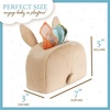 image:imageKids Preferred Peter Rabbit Tissue Box Sensor Toy 8 Double Sided Tissues For Infants Babies and Kids Based on the Beatrix Potter Books