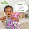 image:imageKids Preferred Sesame Street Abby Cadabby Blanky Made of Soft Material with Knotted Corners and Pacifer Loop for Babies and Infants