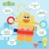 image:imageKids Preferred Sesame Street Big Bird Tug amp Tag Plush Sensory Toy for Newborns