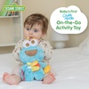 image:imageKids Preferred Sesame Street Cookie Monster Activity Toy with Teething Rings Crinkle Sounds and On The Go Clip for Babies and Infants