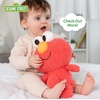 image:imageKids Preferred Sesame Street Cookie Monster Activity Toy with Teething Rings Crinkle Sounds and On The Go Clip for Babies and Infants