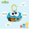 image:imageKids Preferred Sesame Street Cookie Monster On The Go Activity Toy with Silicone Teether Crinkle Sounds and Rattle for Babies and Infants
